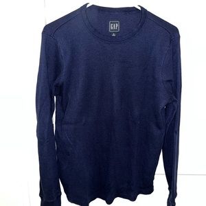 Blue long-sleeve GAP pajama medium shirt